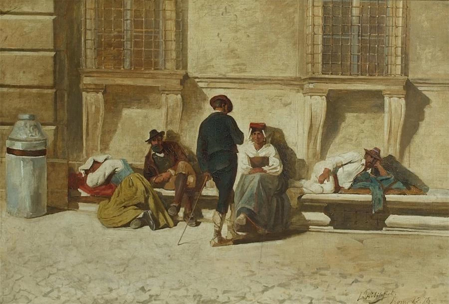 Scena di strada a Roma (1878)
